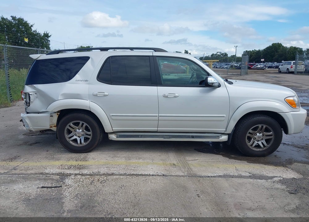 2007 TOYOTA SEQUOIA LIMITED V8 VIN: 5TDBT48A57S287668