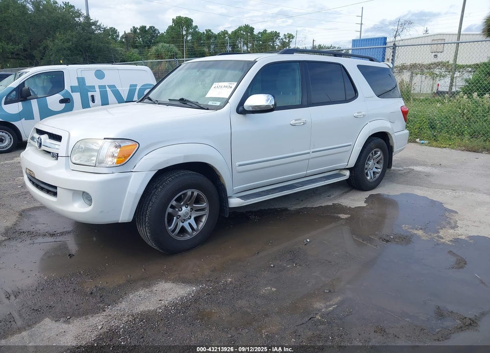 2007 TOYOTA SEQUOIA LIMITED V8 VIN: 5TDBT48A57S287668