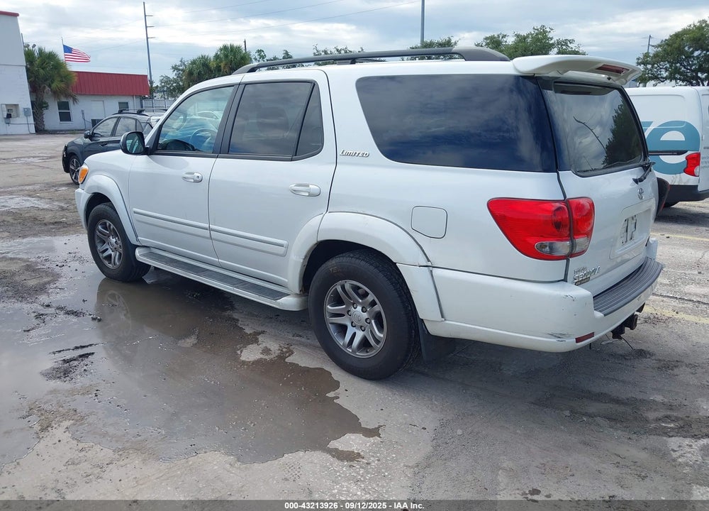2007 TOYOTA SEQUOIA LIMITED V8 VIN: 5TDBT48A57S287668