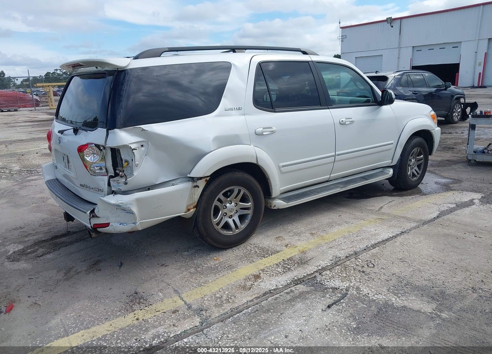 2007 TOYOTA SEQUOIA LIMITED V8 VIN: 5TDBT48A57S287668