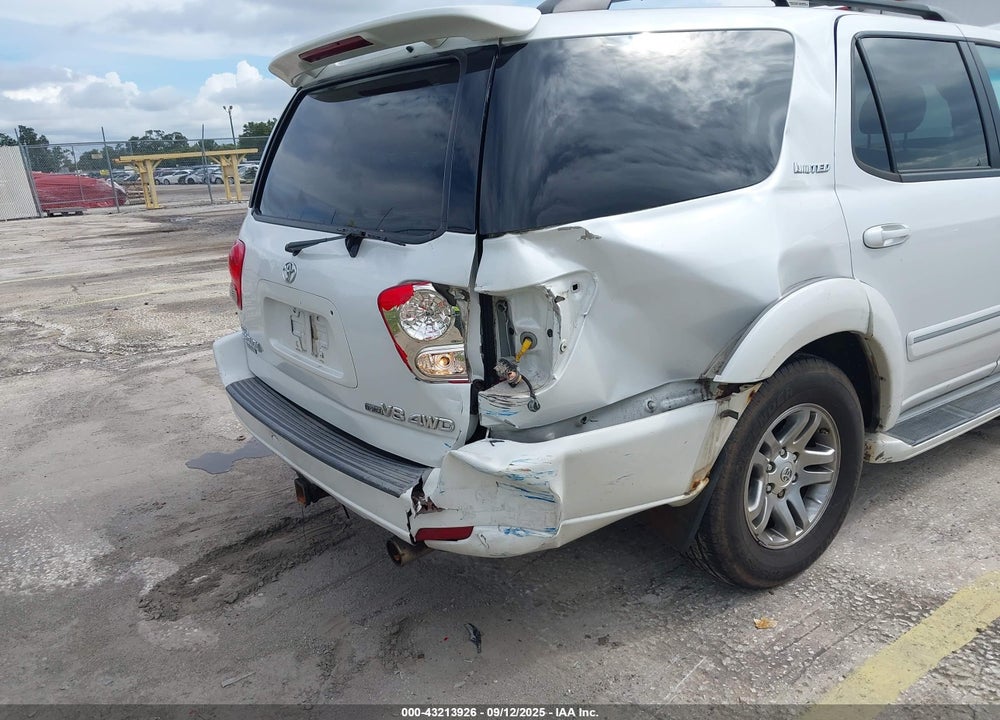 2007 TOYOTA SEQUOIA LIMITED V8 VIN: 5TDBT48A57S287668