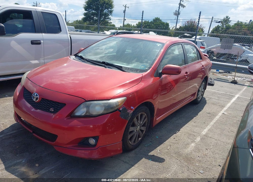 2009 TOYOTA COROLLA VIN: 2T1BU40E29C108218