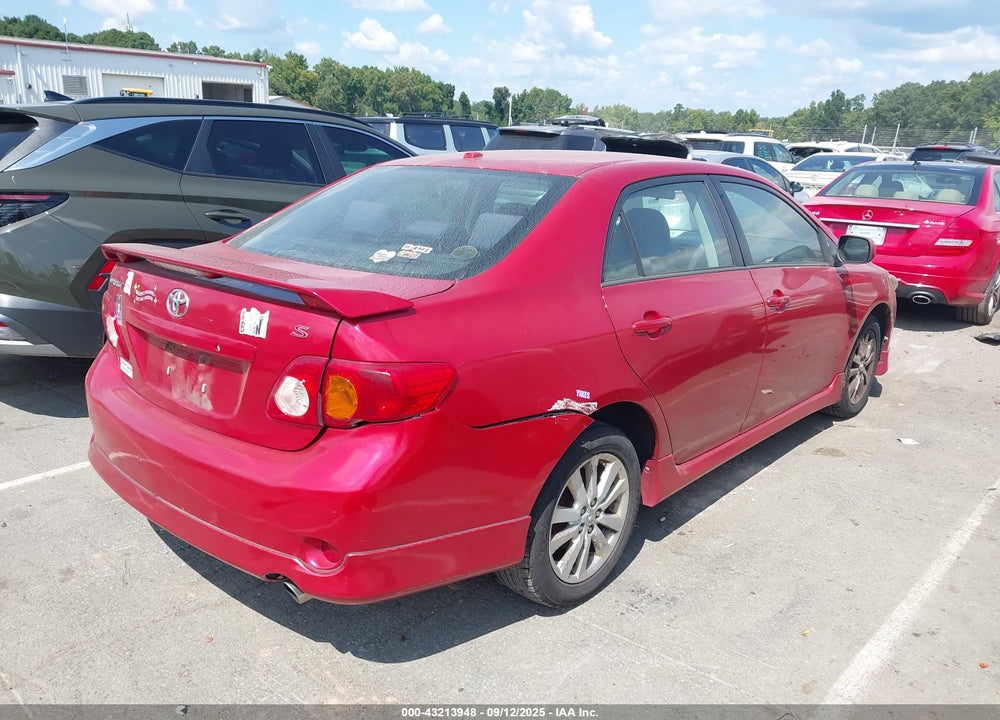 2009 TOYOTA COROLLA VIN: 2T1BU40E29C108218