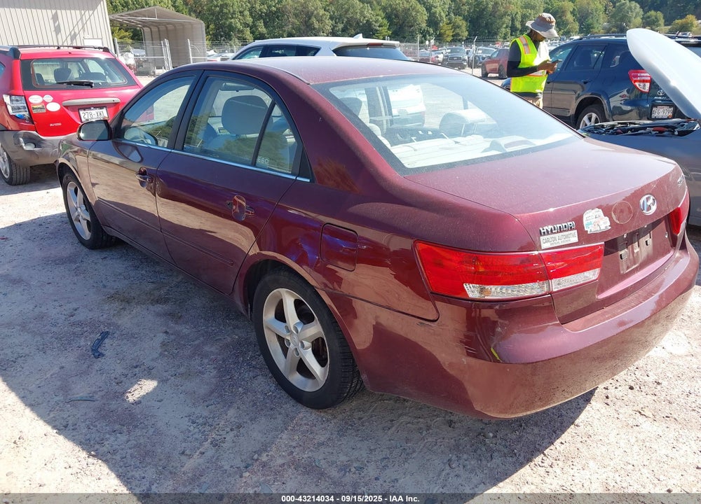 2007 HYUNDAI SONATA GLS VIN: 5NPET46C87H194375