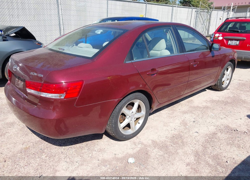 2007 HYUNDAI SONATA GLS VIN: 5NPET46C87H194375