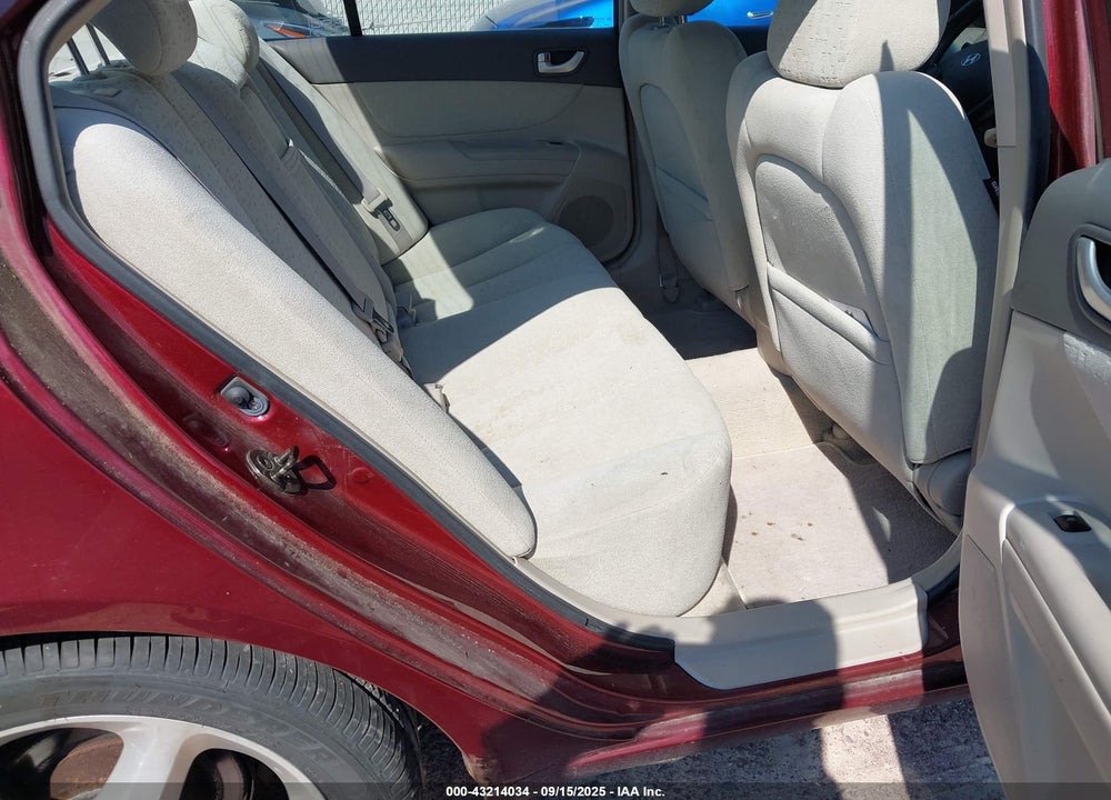 2007 HYUNDAI SONATA GLS VIN: 5NPET46C87H194375