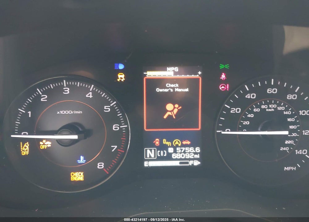 2020 SUBARU CROSSTREK VIN: JF2GTAEC5LH276082