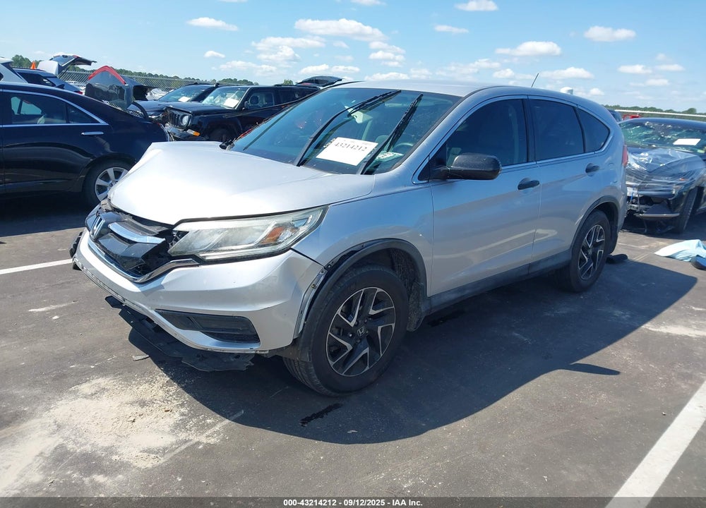 2016 HONDA CR-V SE VIN: 5J6RM4H45GL096267