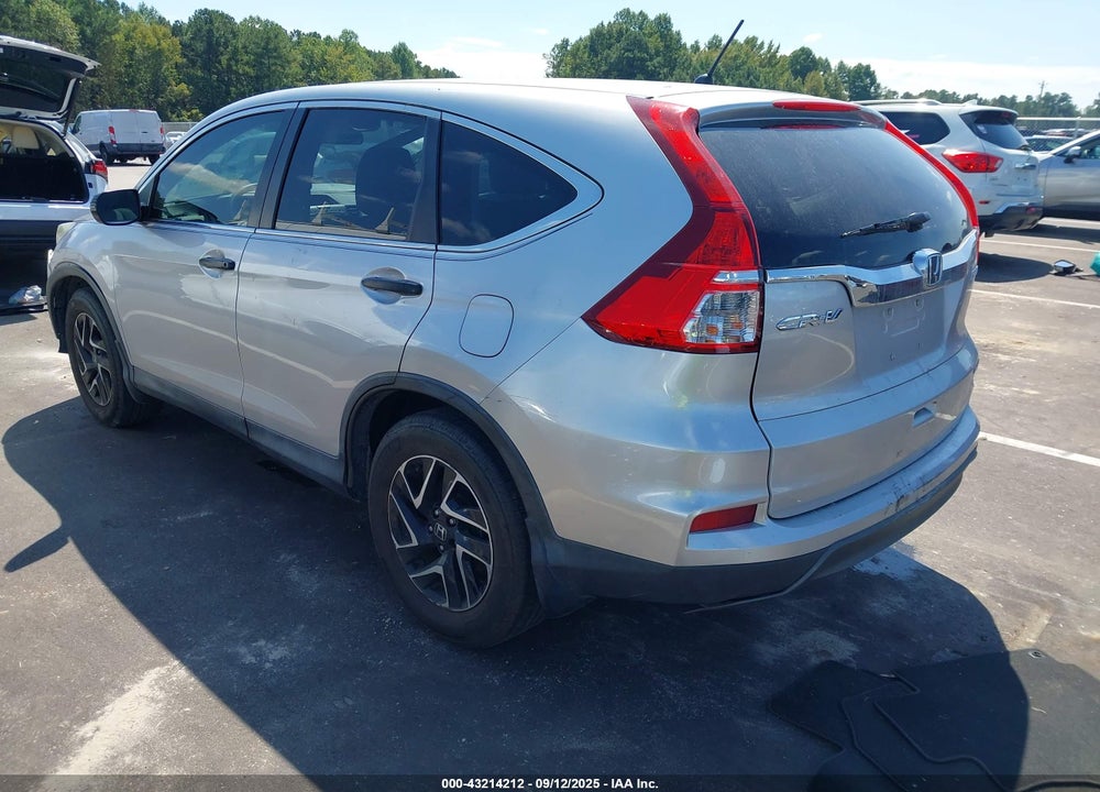 2016 HONDA CR-V SE VIN: 5J6RM4H45GL096267
