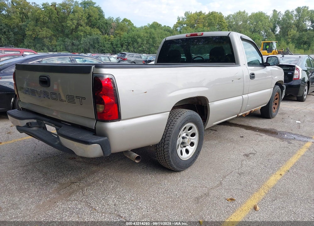 2005 CHEVROLET SILVERADO 1500 WORK TRUCK VIN: 1GCEC14X15Z182336