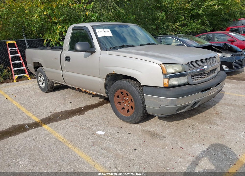 2005 CHEVROLET SILVERADO 1500 WORK TRUCK VIN: 1GCEC14X15Z182336