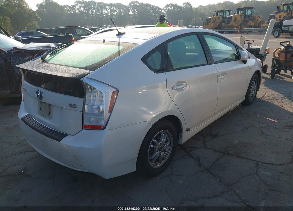 2011 TOYOTA PRIUS FOUR VIN: JTDKN3DU6B0281619
