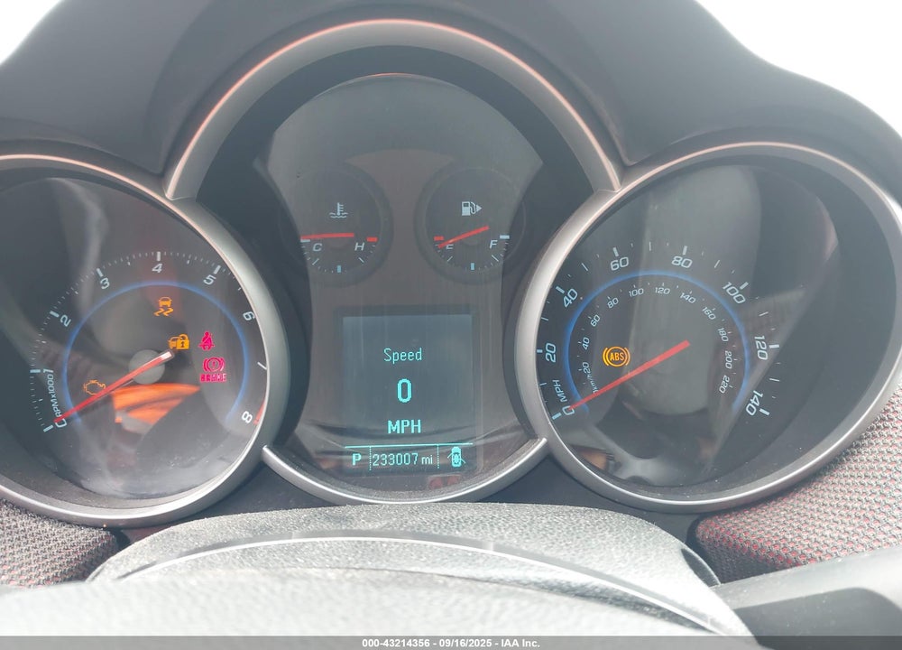 2012 CHEVROLET CRUZE VIN: 1G1PJ5SC2C7164113