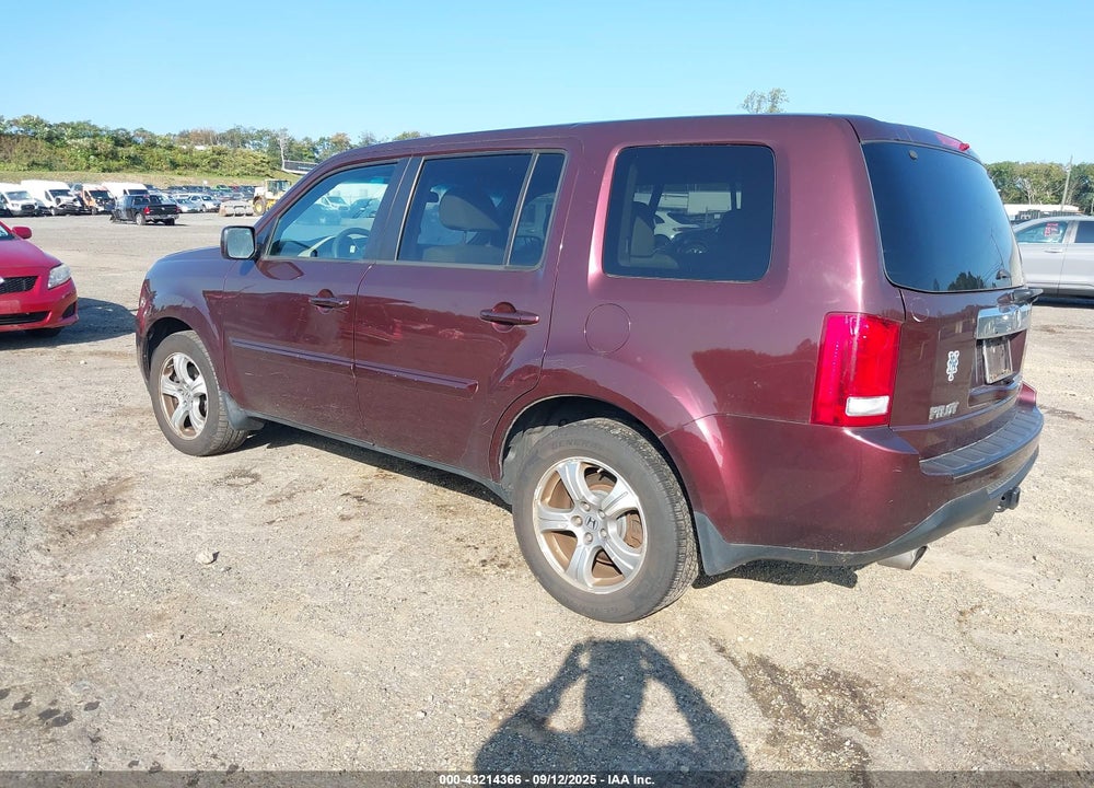 2013 HONDA PILOT EX VIN: 5FNYF4H49DB063685