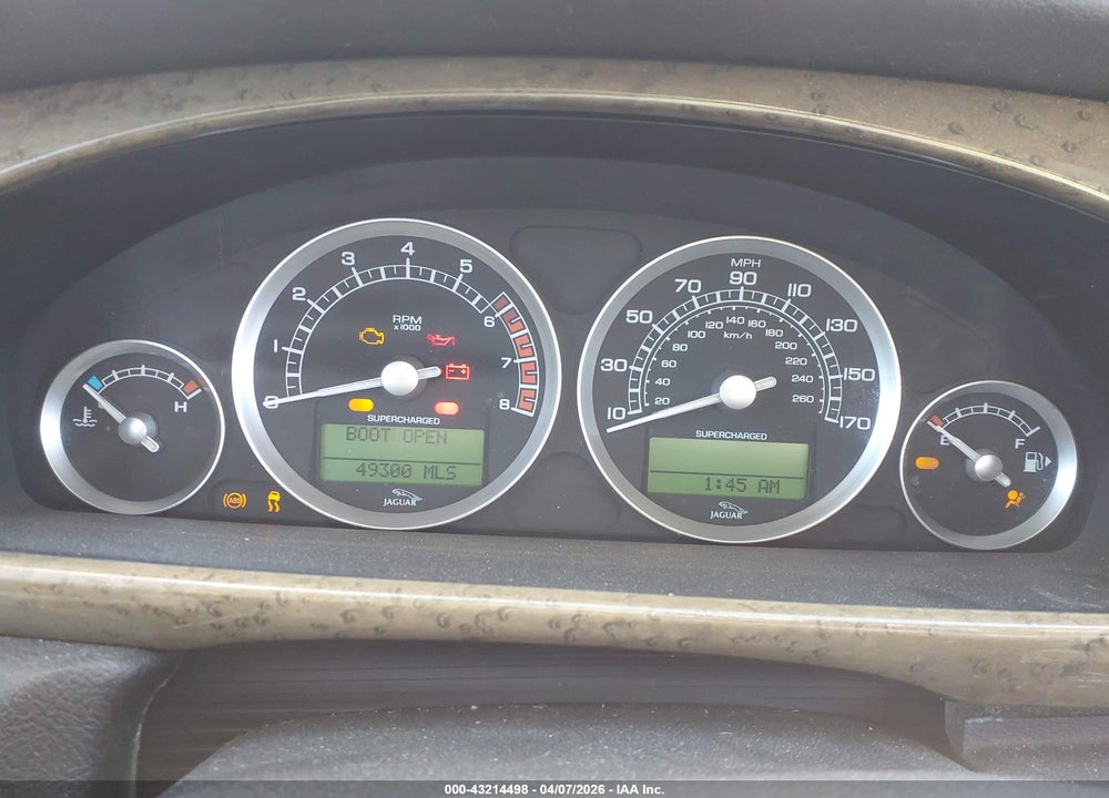 2005 JAGUAR S-TYPE 4.2L V8 R VIN: SAJWA03V651N15957