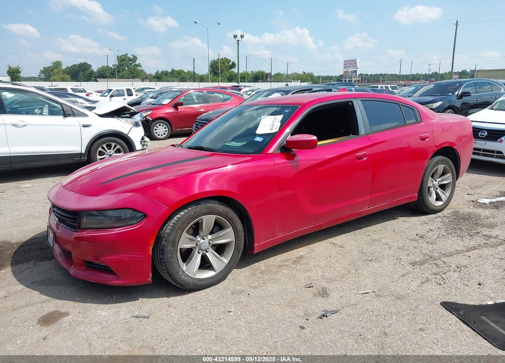2016 DODGE CHARGER SXT VIN: 2C3CDXHG0GH154231