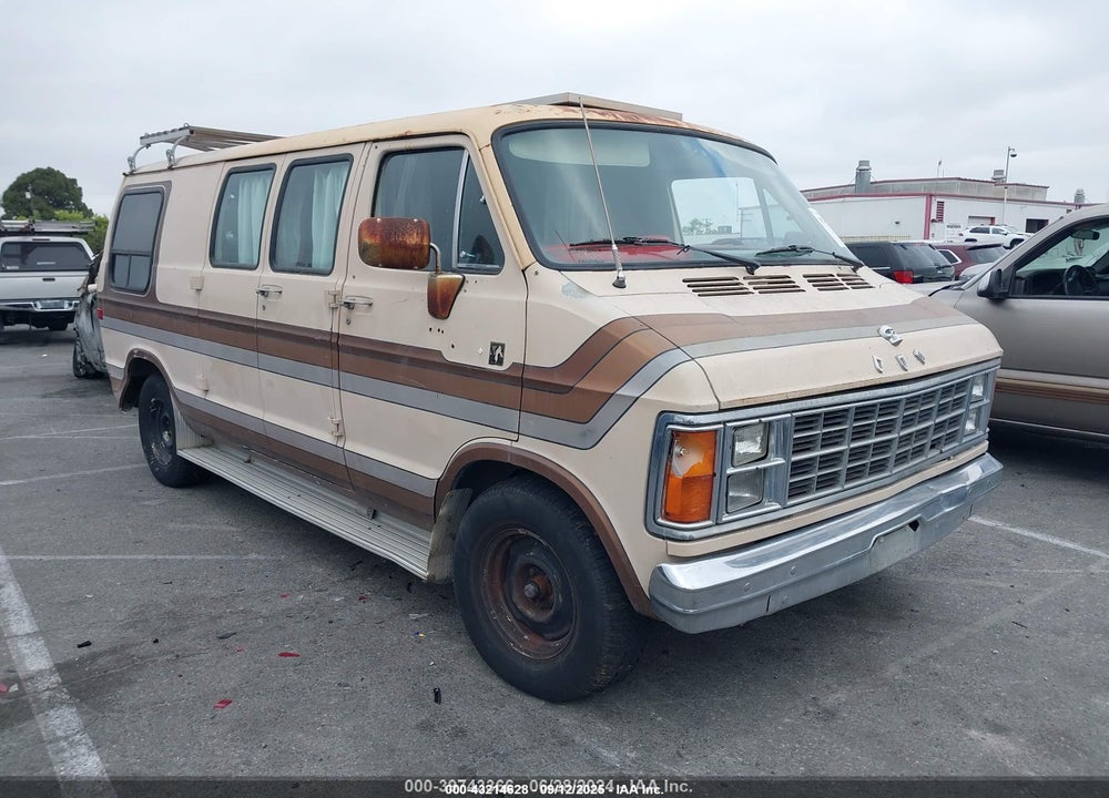 1983 DODGE RAM VAN B250 VIN: 2B6HB23T8DK370393