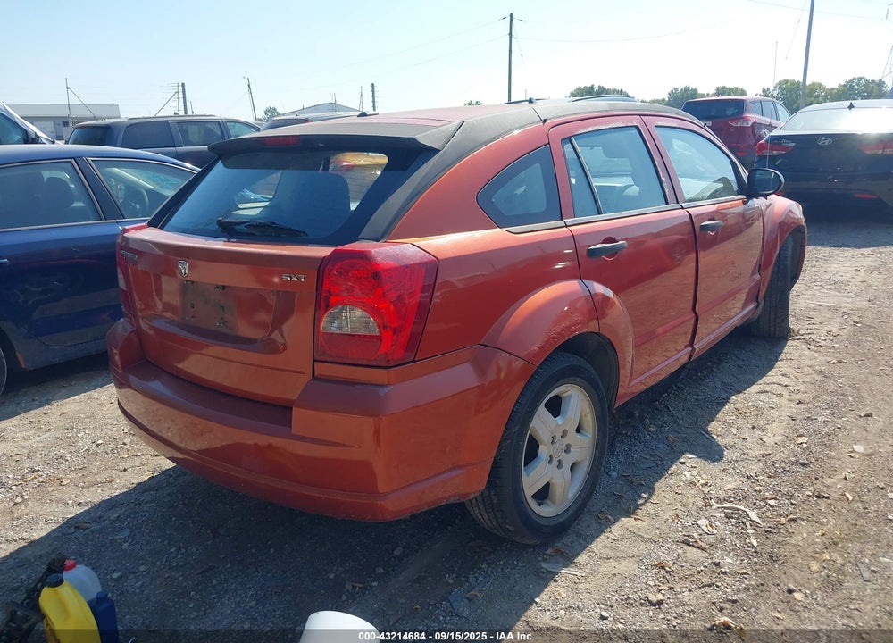 2008 DODGE CALIBER SXT VIN: 1B3HB48B18D507327