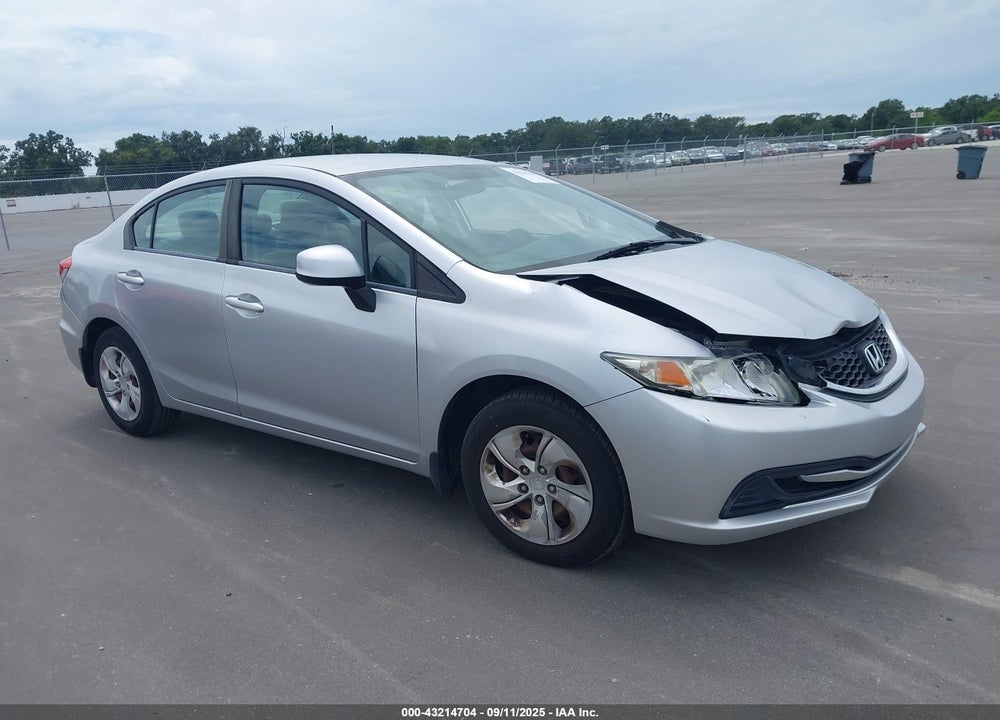 2013 HONDA CIVIC LX VIN: 19XFB2F51DE028129
