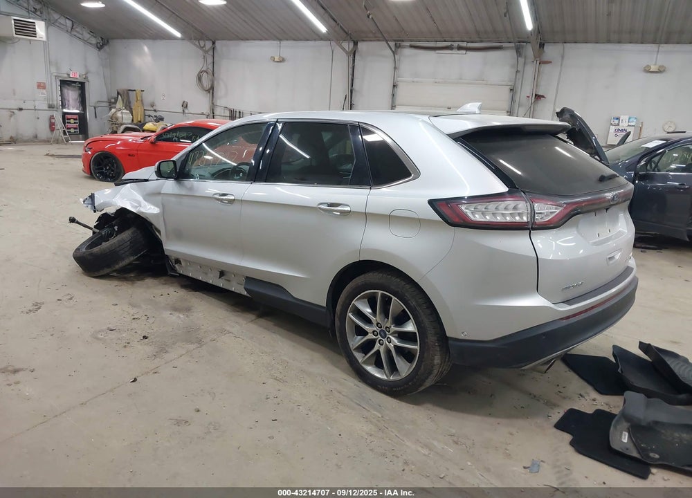 2017 FORD EDGE TITANIUM VIN: 2FMPK4K85HBB33927