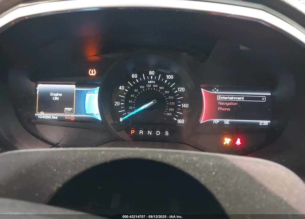 2017 FORD EDGE TITANIUM VIN: 2FMPK4K85HBB33927