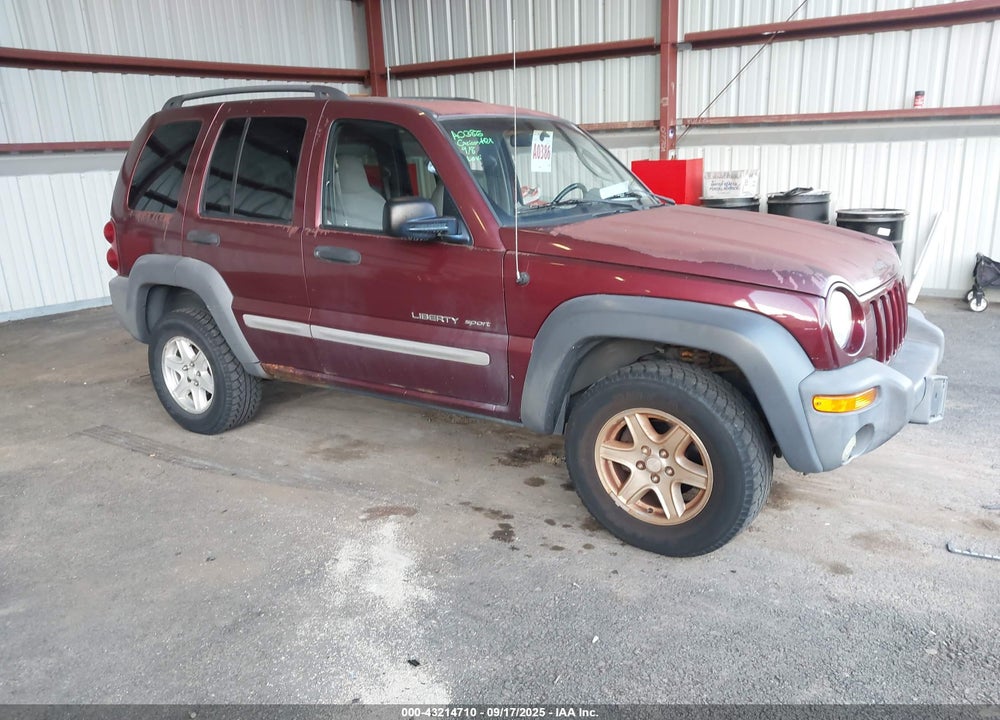 2002 JEEP LIBERTY SPORT VIN: 1J8GL48K72W294086