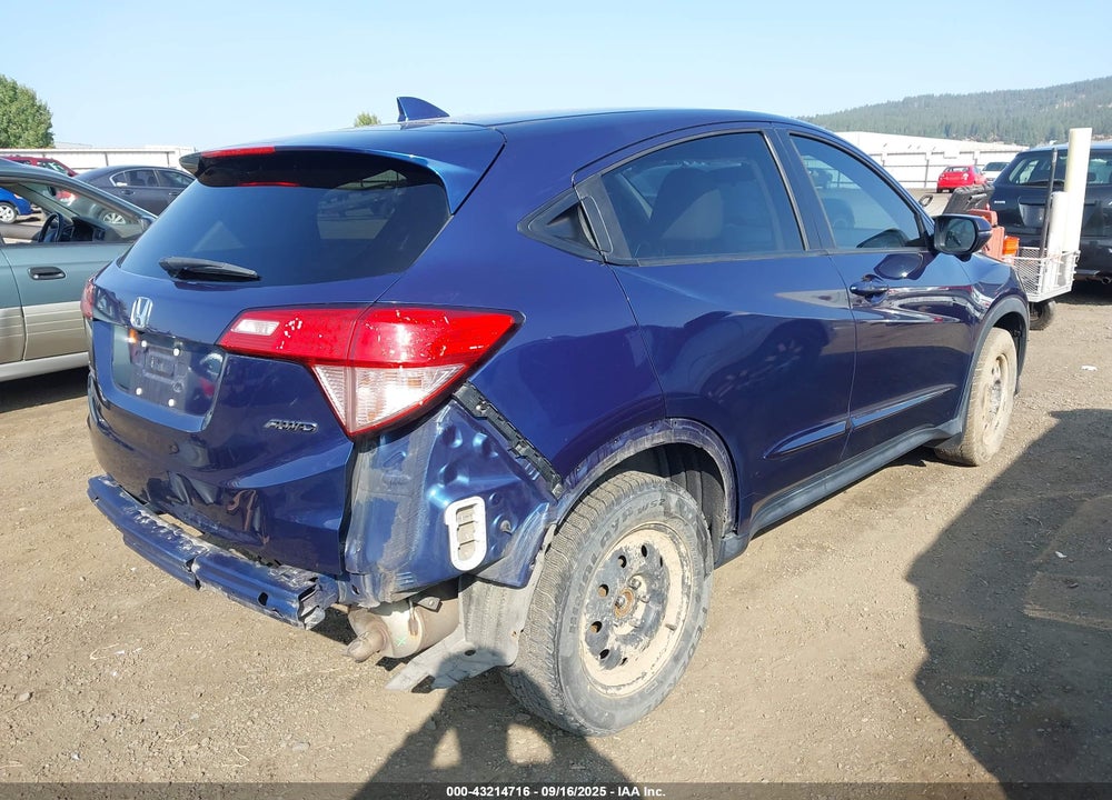 2016 HONDA HR-V VIN: 3CZRU6H51GM737093