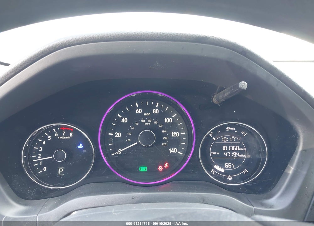 2016 HONDA HR-V VIN: 3CZRU6H51GM737093