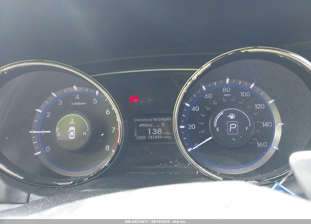 2013 HYUNDAI SONATA LIMITED 2.0T VIN: 5NPEC4AB5DH660774
