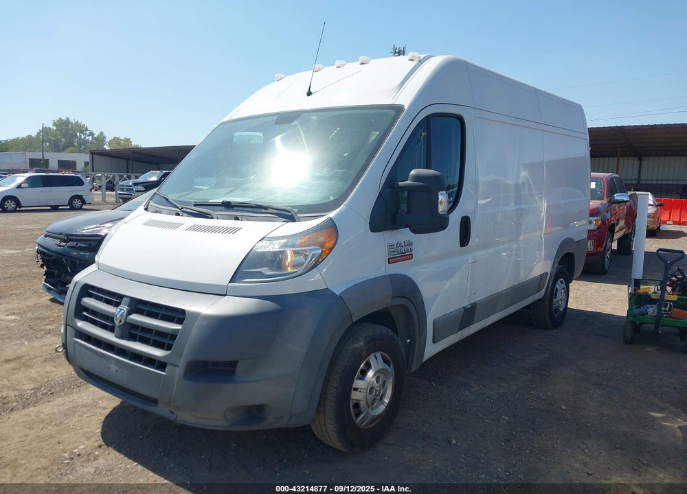 2016 RAM PROMASTER 2500 HIGH ROOF VIN: 3C6TRVCD2GE103945