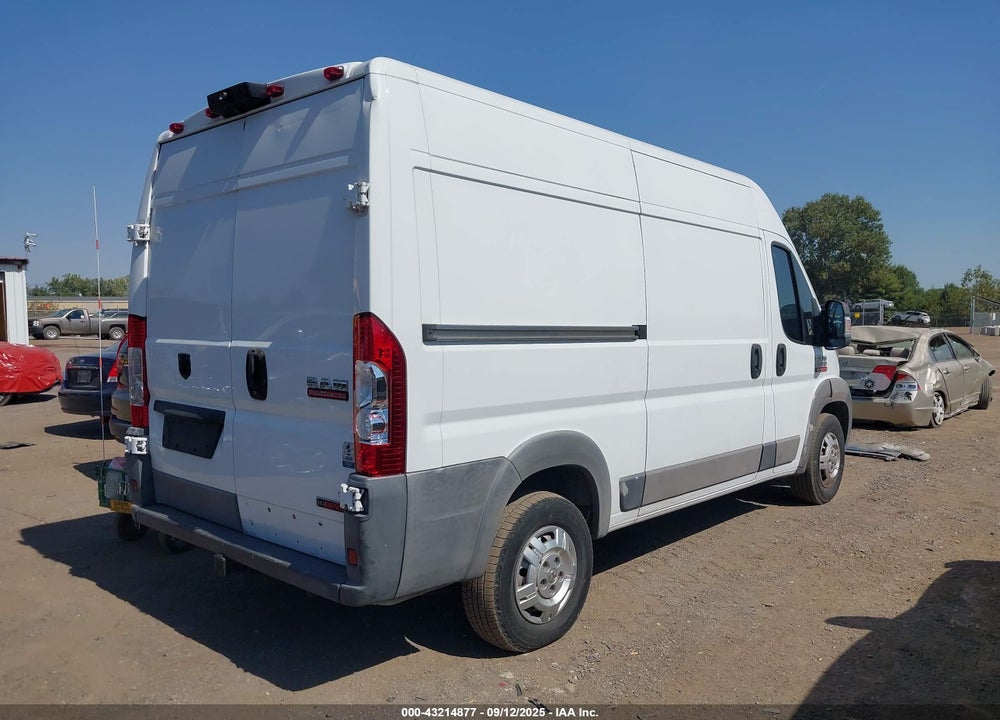 2016 RAM PROMASTER 2500 HIGH ROOF VIN: 3C6TRVCD2GE103945
