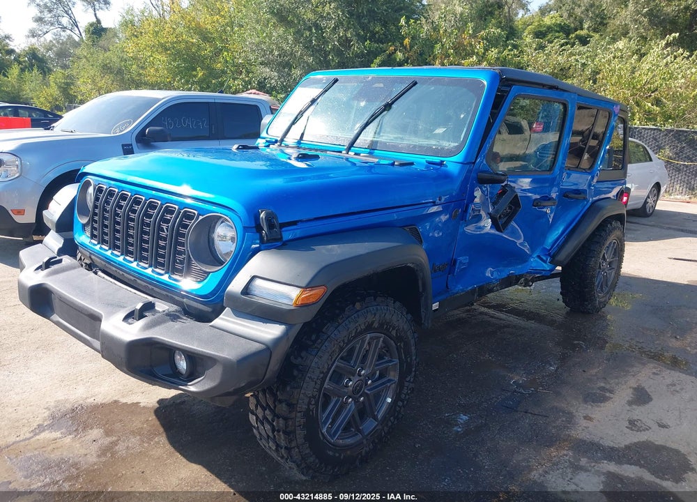 2025 JEEP WRANGLER 4-DOOR SPORT RHD 4X4 VIN: 1C4PJXKN4SW621464
