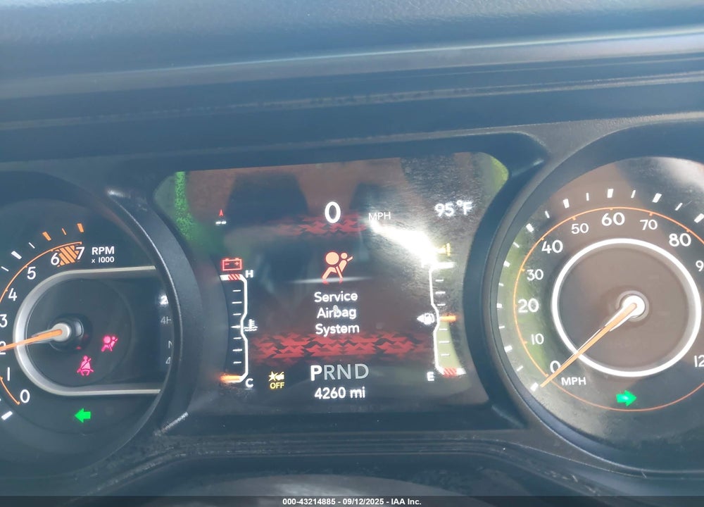 2025 JEEP WRANGLER 4-DOOR SPORT RHD 4X4 VIN: 1C4PJXKN4SW621464