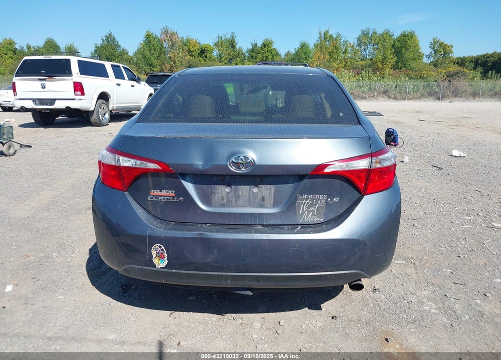 2016 TOYOTA COROLLA VIN: 5YFBURHE9GP480847