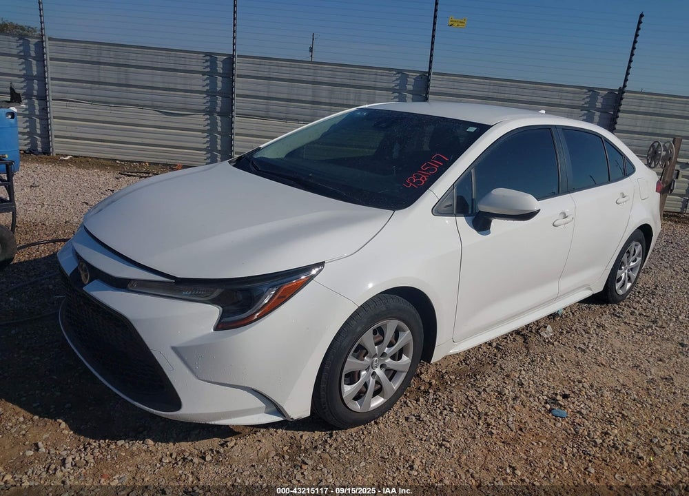 2020 TOYOTA COROLLA LE VIN: JTDEPRAE2LJ080870