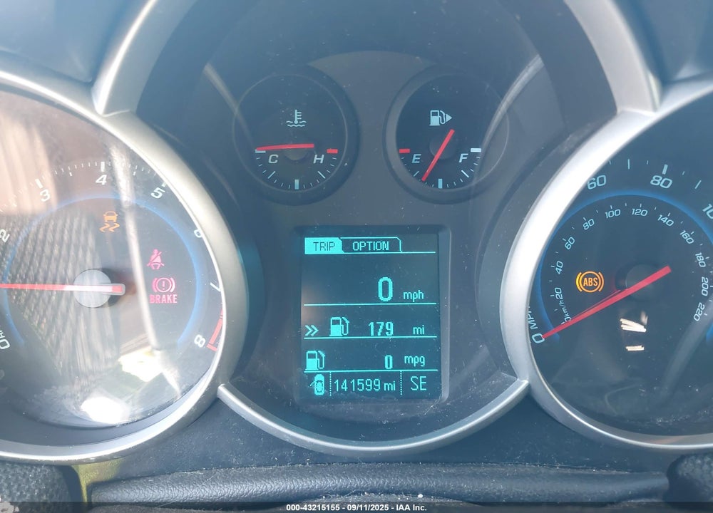 2014 CHEVROLET CRUZE 1LT MANUAL VIN: 1G1PD5SB2E7262334