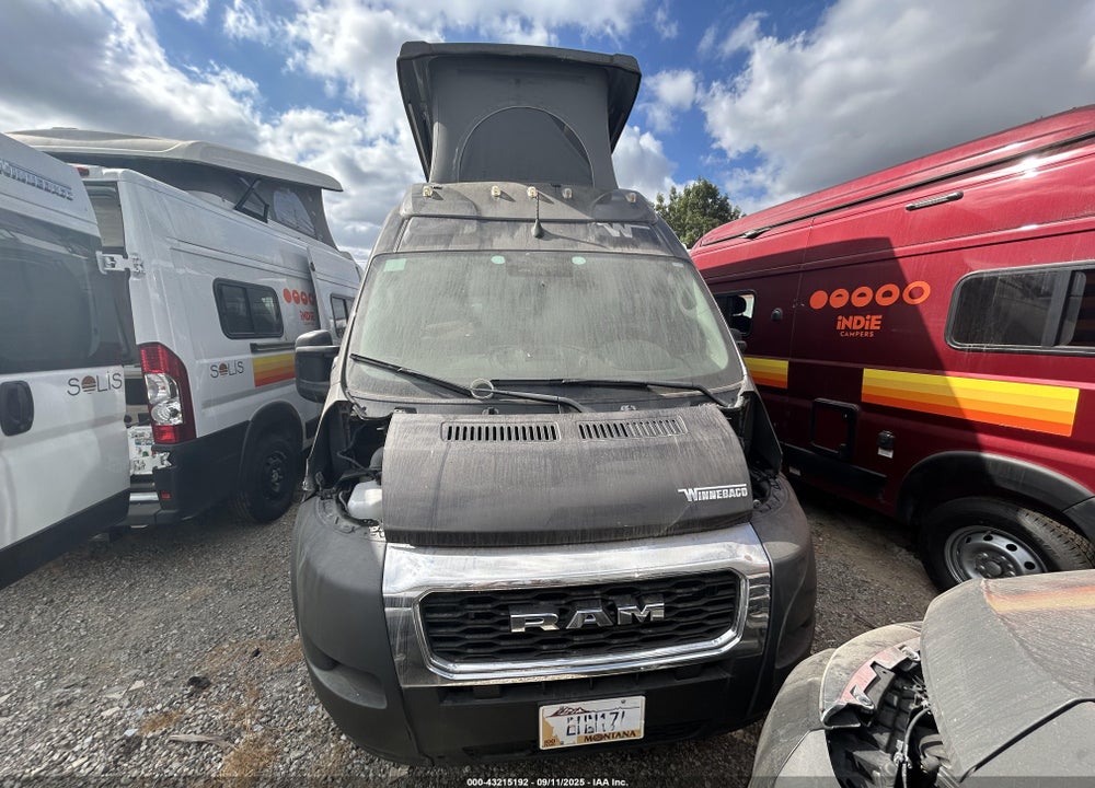 2022 RAM PROMASTER 3500 CARGO VAN HIGH ROOF 159 WB EXT VIN: 3C6MRVJG4NE103895