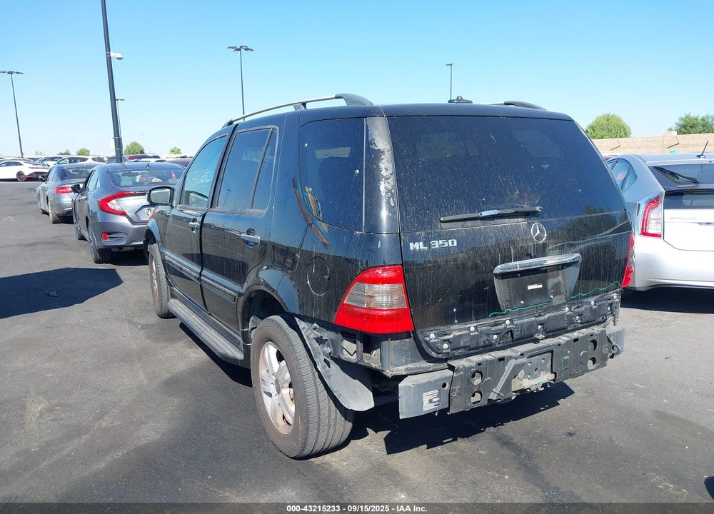 2005 MERCEDES-BENZ ML 350 4MATIC VIN: 4JGAB57E55A522732