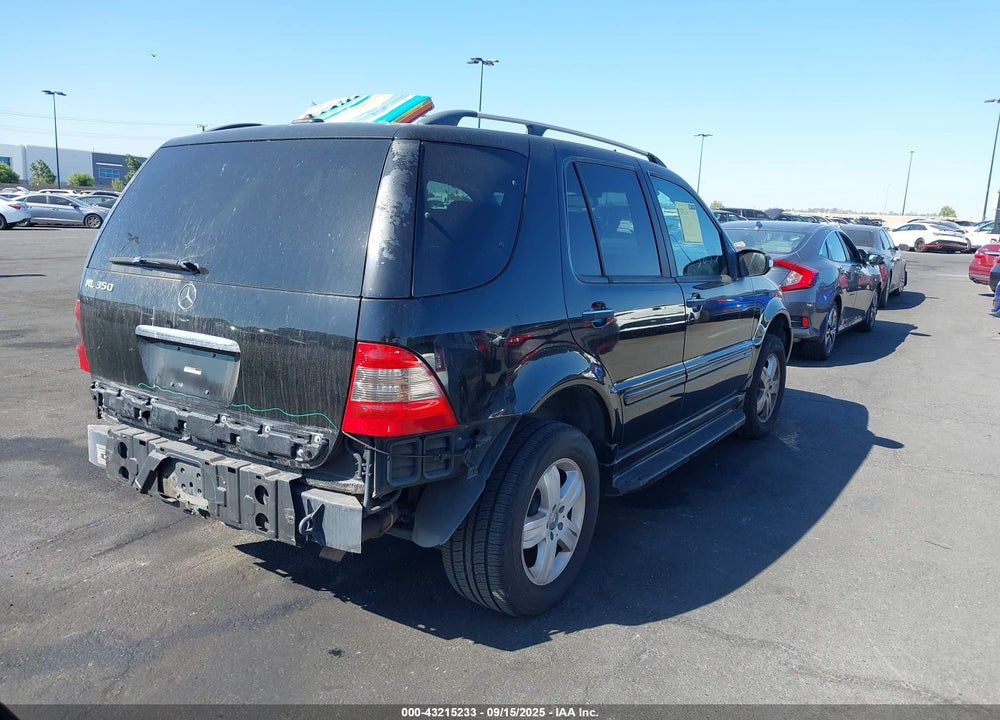 2005 MERCEDES-BENZ ML 350 4MATIC VIN: 4JGAB57E55A522732