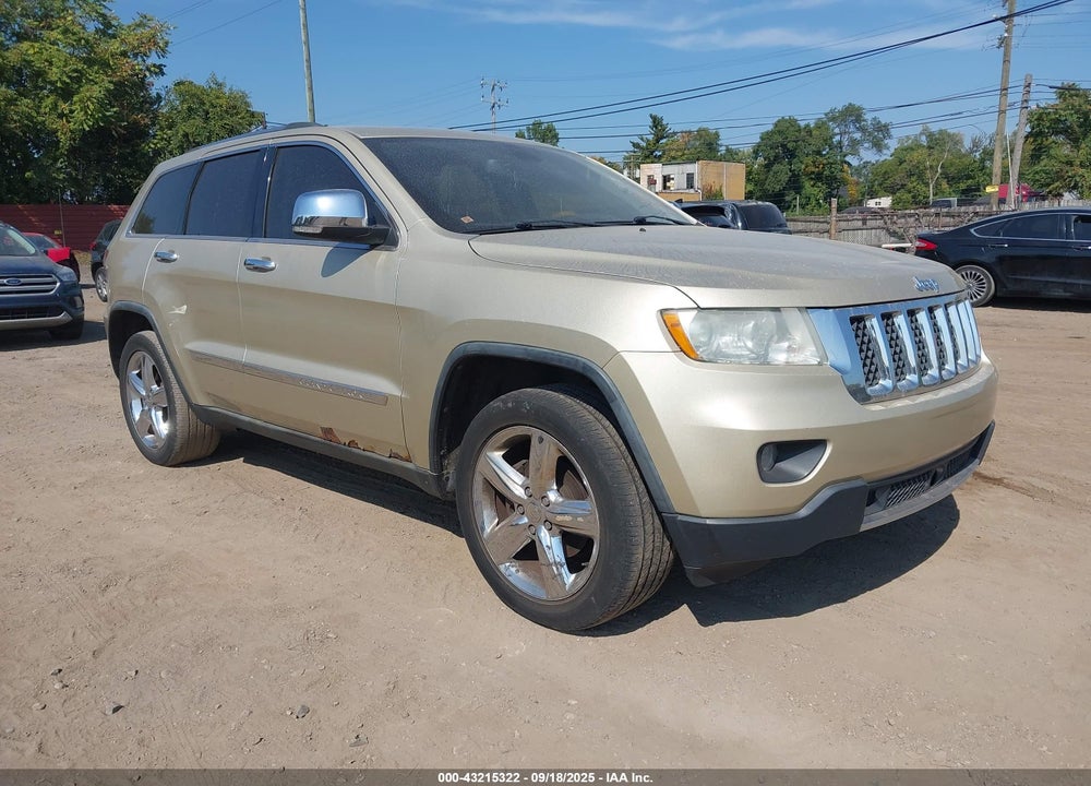 2011 JEEP GRAND CHEROKEE OVERLAND VIN: 1J4RR6GGXBC636780