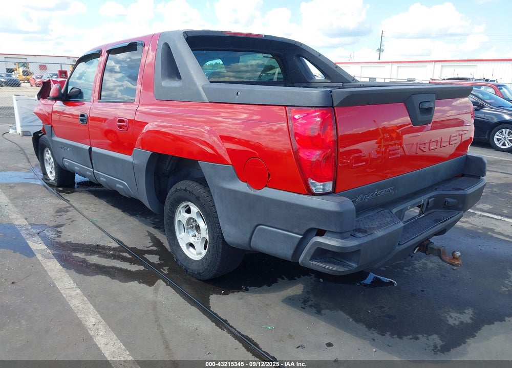 2003 CHEVROLET AVALANCHE 1500 VIN: 3GNEC13T93G155839