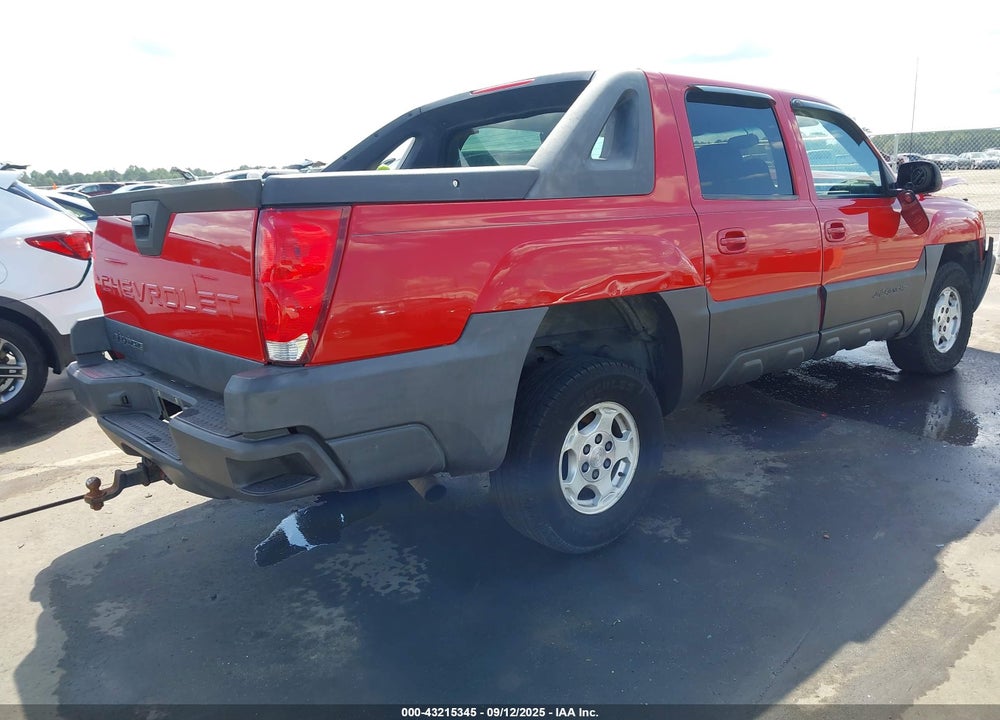2003 CHEVROLET AVALANCHE 1500 VIN: 3GNEC13T93G155839