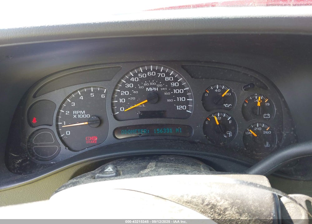 2003 CHEVROLET AVALANCHE 1500 VIN: 3GNEC13T93G155839