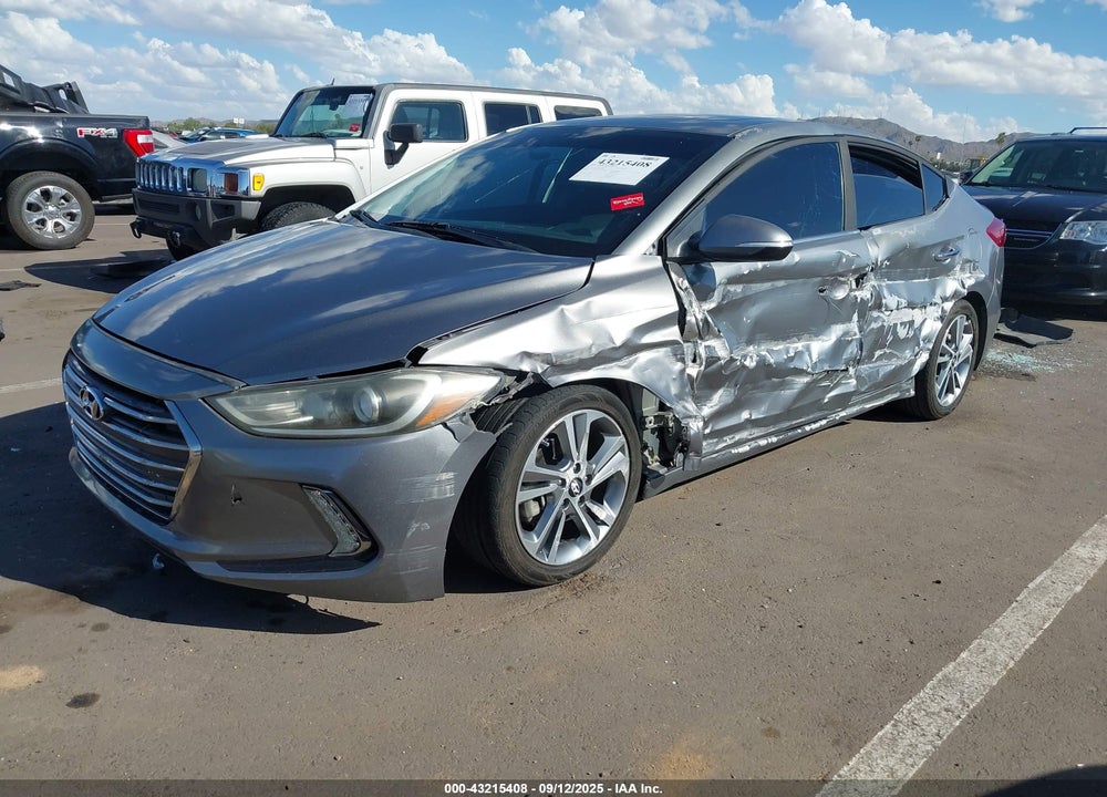 2017 HYUNDAI ELANTRA VIN: KMHD84LF9HU148598