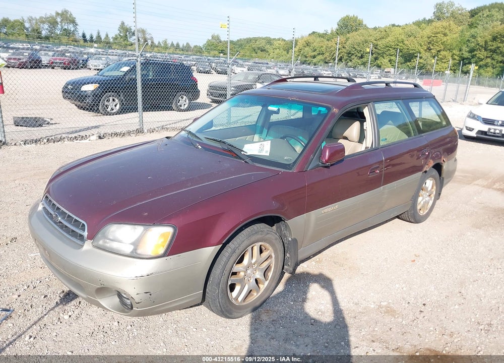 2000 SUBARU OUTBACK LIMITED VIN: 4S3BH6861Y7661360