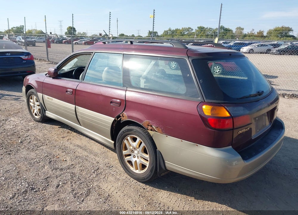 2000 SUBARU OUTBACK LIMITED VIN: 4S3BH6861Y7661360
