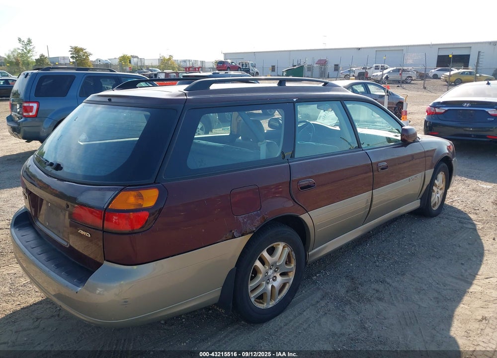 2000 SUBARU OUTBACK LIMITED VIN: 4S3BH6861Y7661360