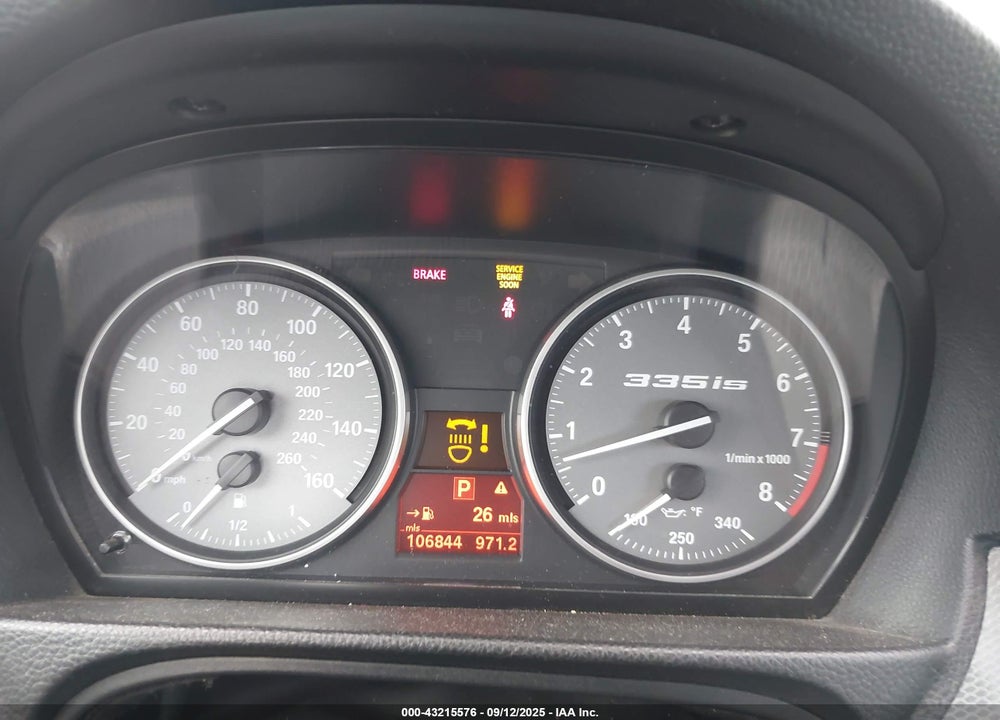 2011 BMW 3 SERIES VIN: WBADX1C52BE569414