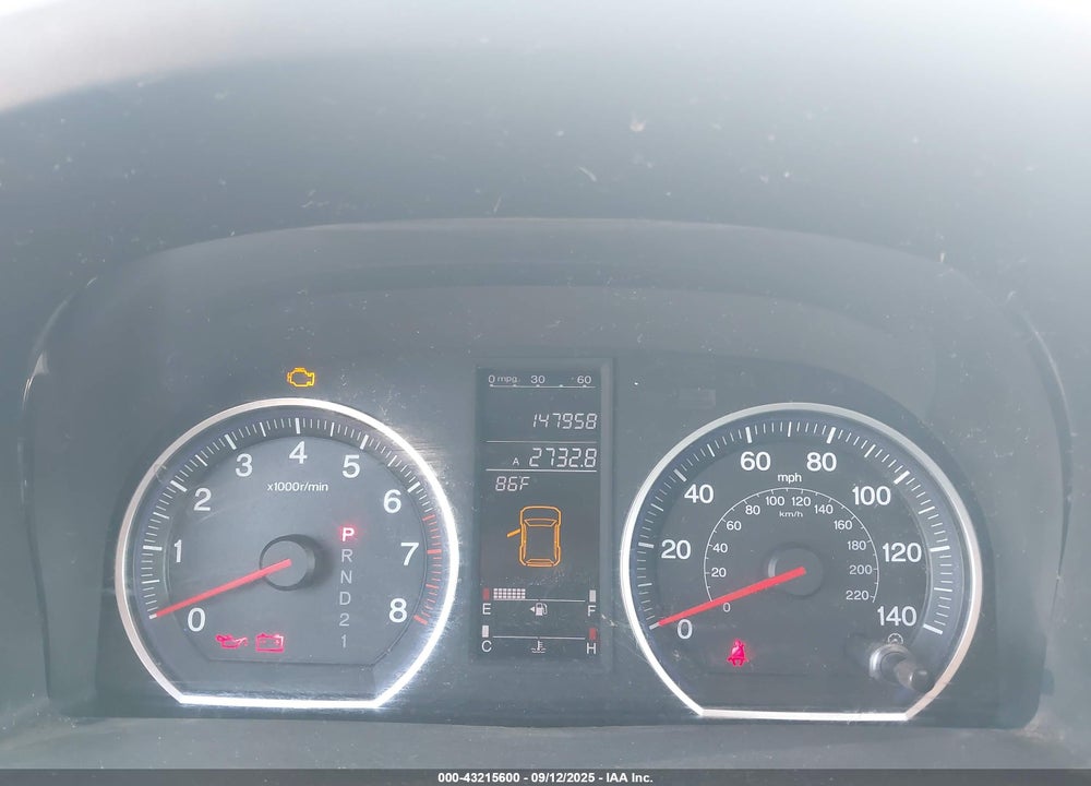 2008 HONDA CR-V EX-L VIN: JHLRE38708C011086