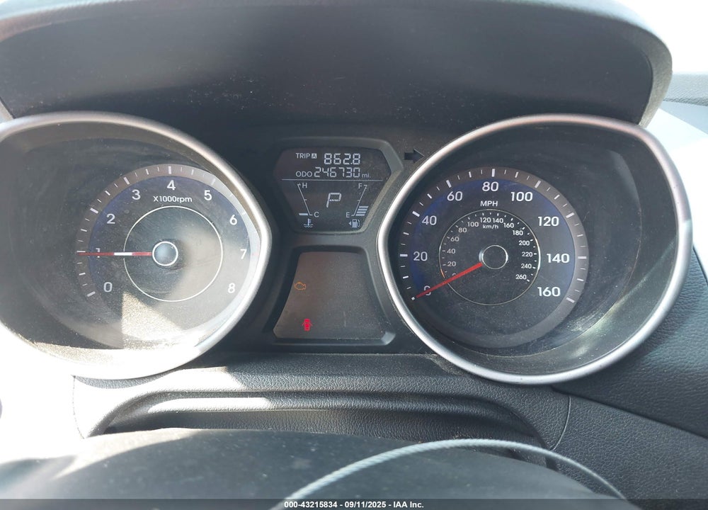 2012 HYUNDAI ELANTRA VIN: KMHDH4AE2CU206389